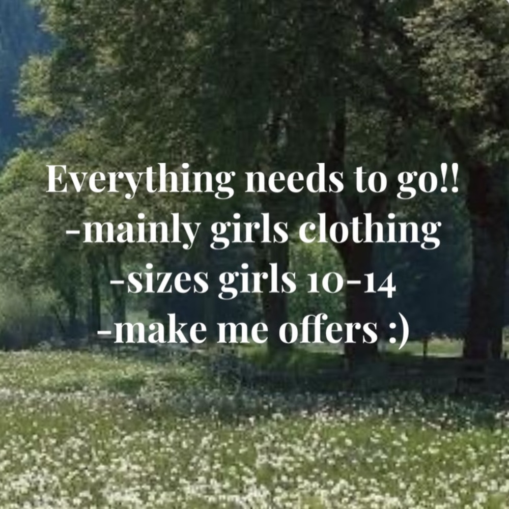 Everything needs to go!!